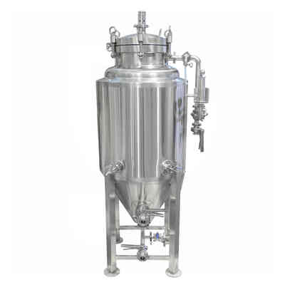 Isobarer Gekühlter Edelstahltank 100 liter - 60° Konische  Boden